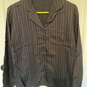 Cotton pin striped PJ's